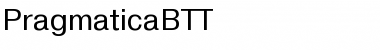 PragmaticaBTT Font