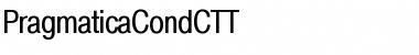 PragmaticaCondCTT Font