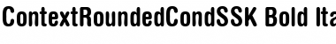 ContextRoundedCondSSK Bold Italic