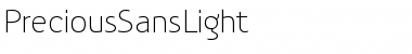 PreciousSansLight Regular Font