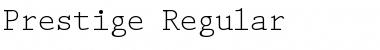 Prestige Regular Font