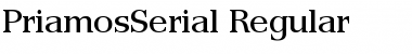 PriamosSerial Regular Font