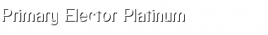 Primary Elector Platinum Regular Font
