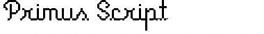 Primus Script Font