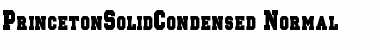 PrincetonSolidCondensed Normal Font