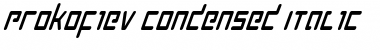 Prokofiev Condensed Italic Font