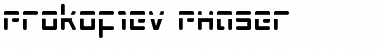 Prokofiev Phaser Font