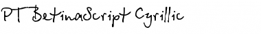 BetinaScriptC Regular Font