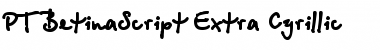 BetinaScriptExtraC Regular Font