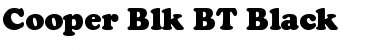 Cooper Blk BT Black Font