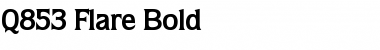 Q853-Flare Bold Font