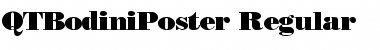 QTBodiniPoster Regular Font