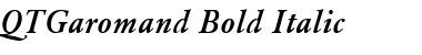 QTGaromand Bold Italic Font