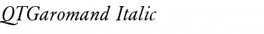 QTGaromand Italic