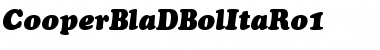 CooperBlaDBolItaRo1 Regular Font