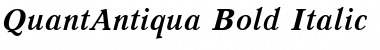 QuantAntiqua Bold Italic