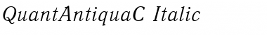 QuantAntiquaC Italic