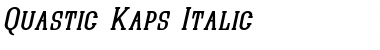 Quastic Kaps Font