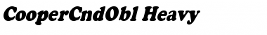 CooperCndObl Heavy Font