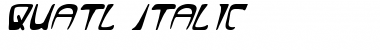 Quatl Italic Font