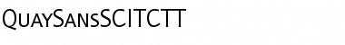 QuaySansSCITCTT Regular Font