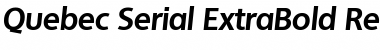 Quebec-Serial-ExtraBold RegularItalic