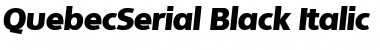 QuebecSerial-Black Font