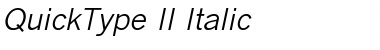 QuickType II Italic