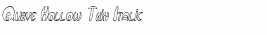 Download Qurve Hollow Thin Font
