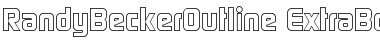 RandyBeckerOutline-ExtraBold Regular