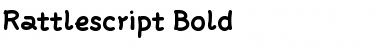 Rattlescript-Bold Regular Font