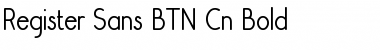 Register Sans BTN Cn Font