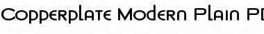 Copperplate Modern Plain Font