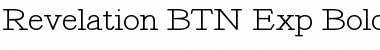 Revelation BTN Exp Bold Font