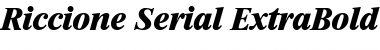 Riccione-Serial-ExtraBold RegularItalic
