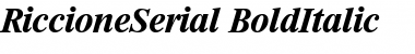 Download RiccioneSerial Font