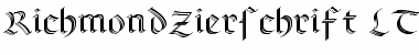 RichmondZierschrift LT Regular Font