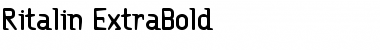 Download Ritalin ExtraBold Font