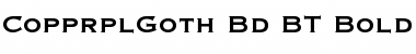 CopprplGoth Bd BT Bold Font