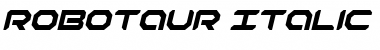 Download Robotaur Italic Font