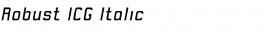 Robust ICG Italic