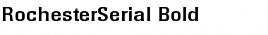 RochesterSerial Font
