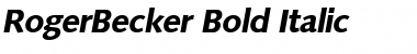 RogerBecker Font