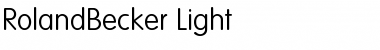 RolandBecker-Light Regular