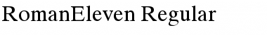 Download RomanEleven Font