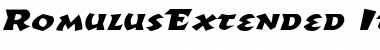 RomulusExtended Italic