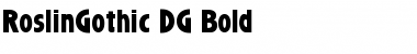 RoslinGothic_DG Bold Font