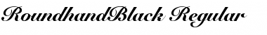 Download RoundhandBlack Font