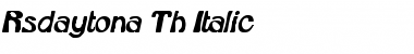 Rsdaytona Th Italic Italic Font