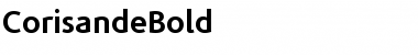 CorisandeBold Regular Font